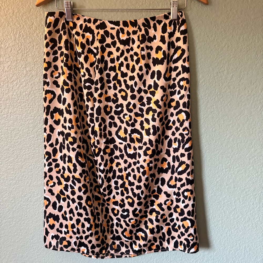 Rahi Leopard Print Skirt